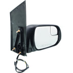 Set of 2 Power Mirrors for Toyota Sienna (2015) - Manual Folding, Textured Black