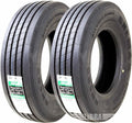 Set of 2 GREMAX All Steel Trailer Tires 225/75R15 14PR 123/119M
