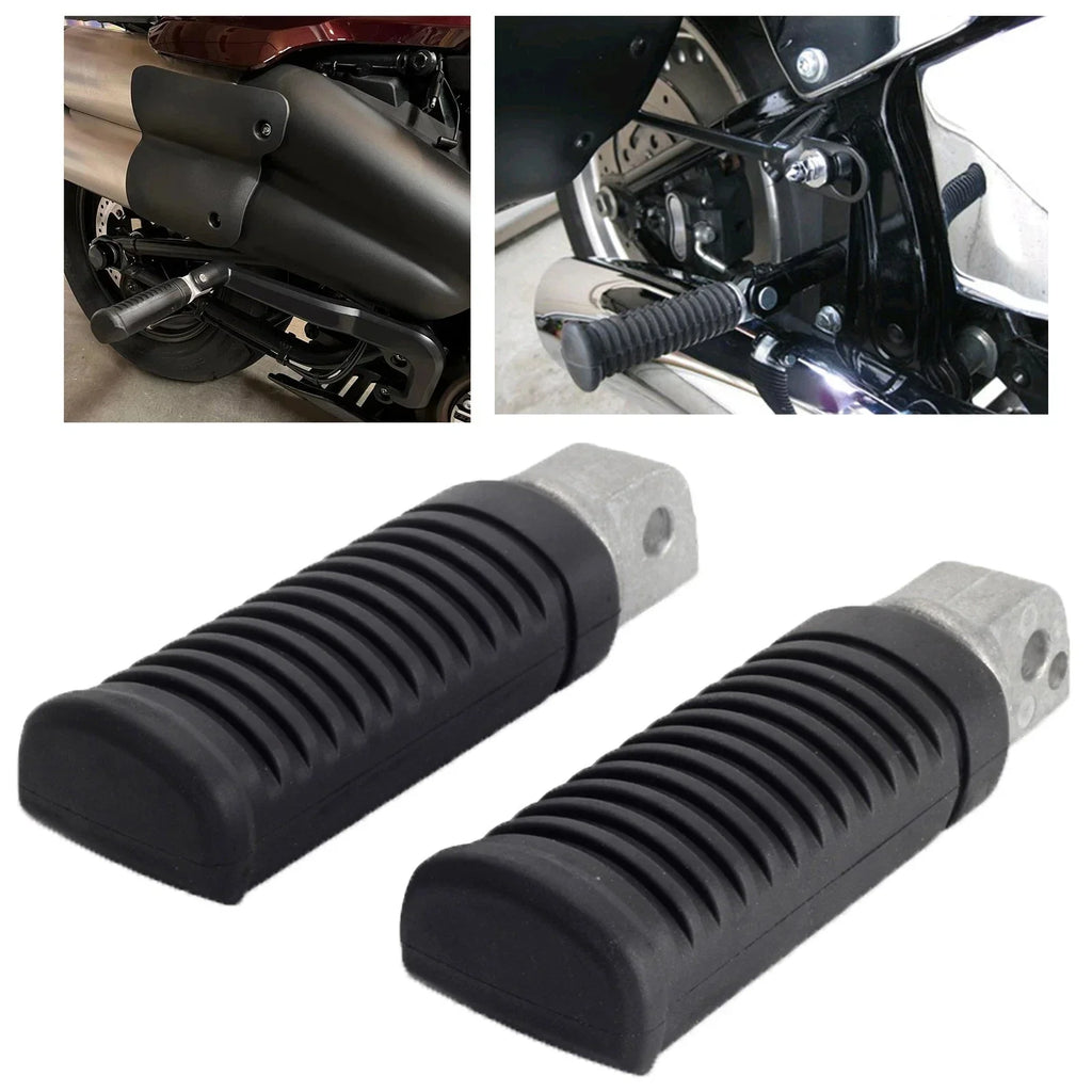 Rubber Rear Footrests Pegs Non-slip for Harley Sportster S (2021-2022)