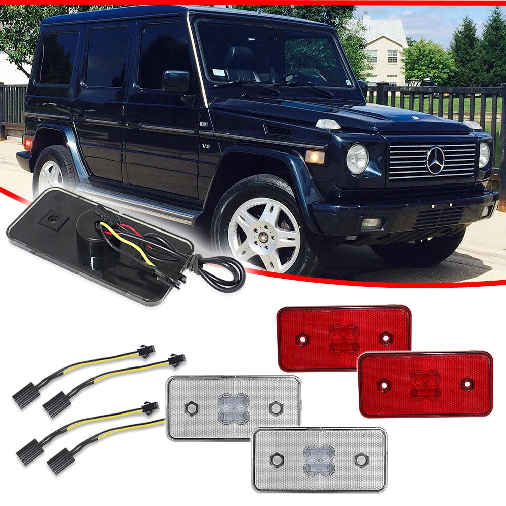Set of 4 LED Side Marker Lights for Mercedes W463
