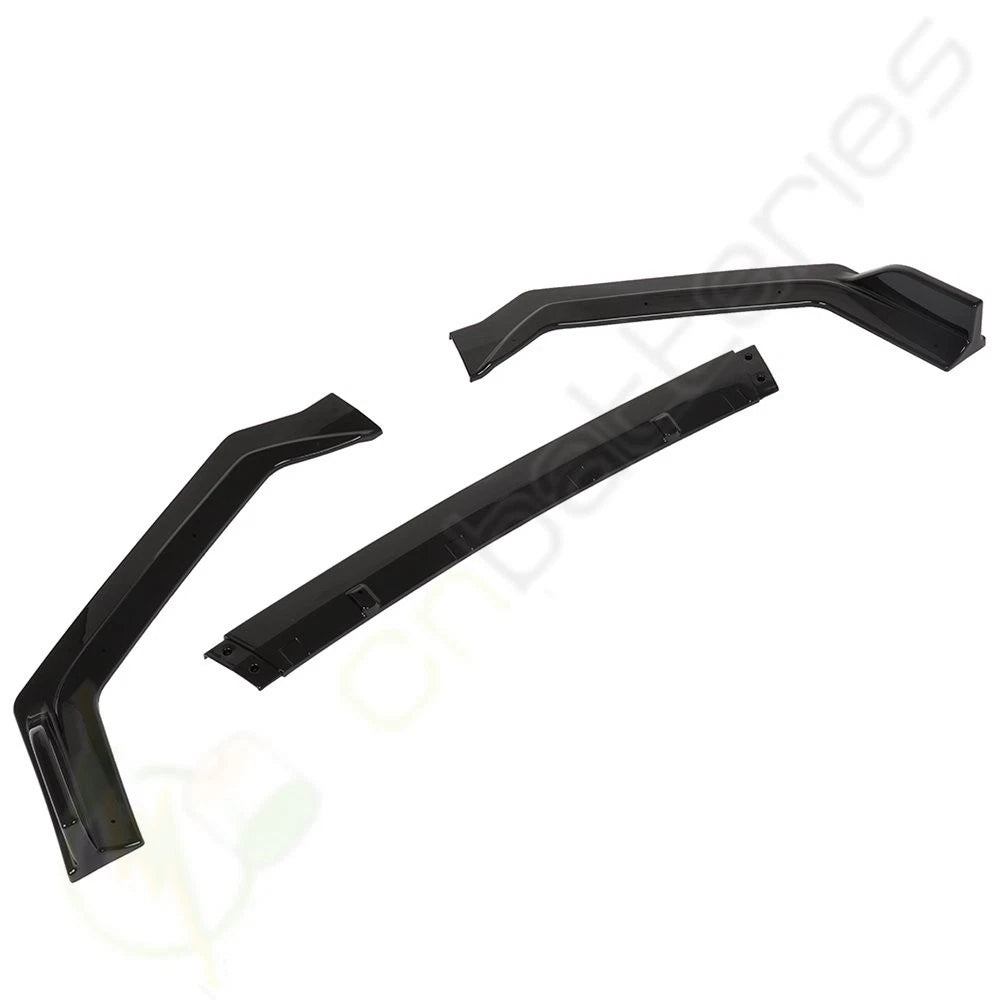 Front Bumper Lip Cover Trim for Infiniti Q50 Sport (2018–2020) - Painted Black