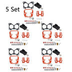 Set of 5 Carburetor Repair Kits for Johnson Evinrude (0439076, 439076, 435443)