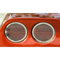 Polished Stainless Steel Billet Style Tail Light Covers for 05-13 Chevy Corvette