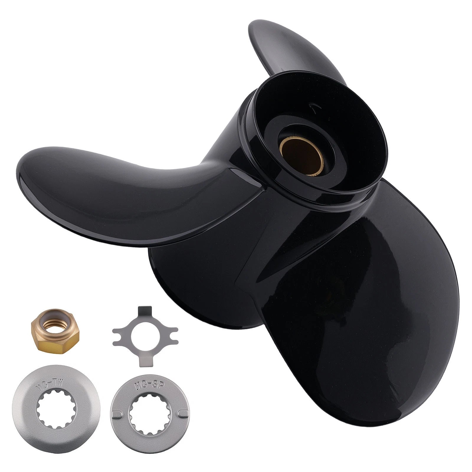 Aluminum Propeller 15" Pitch for Mercury 30HP 40HP 50HP (48-73140A45 RH)