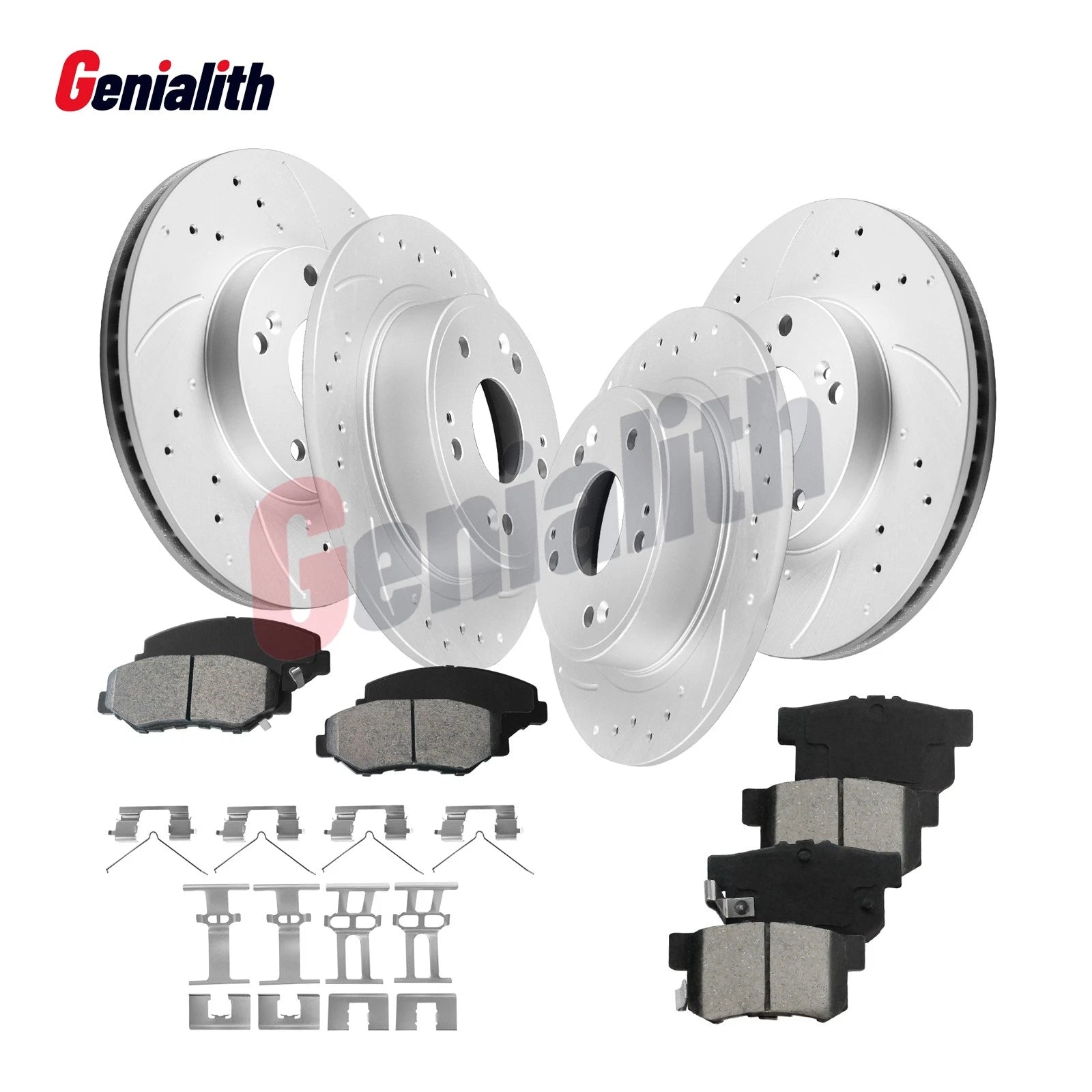 Drilled Slotted Brake Rotors for Honda Accord 2005 (282MM)