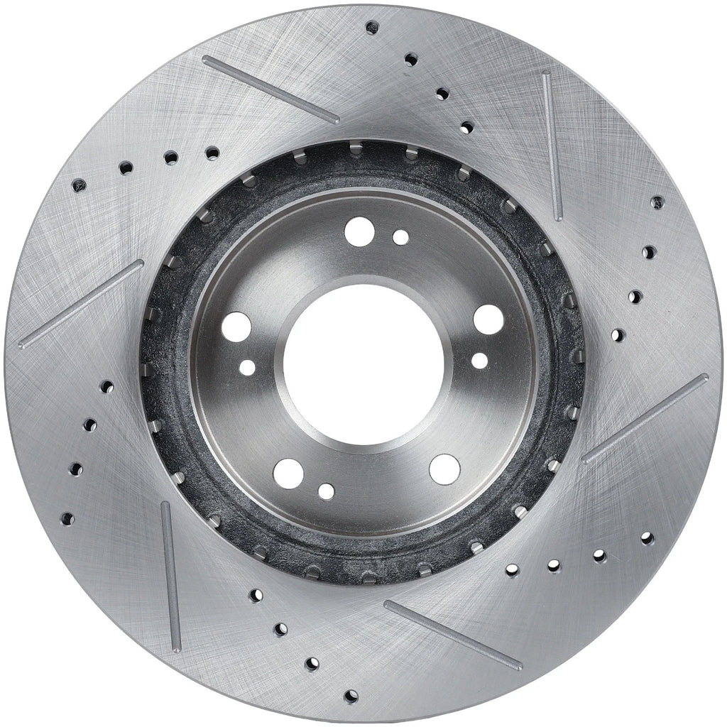 Front Drilled Slotted Brake Rotors for Chrysler Sebring Jeep Compass (2007–2016)