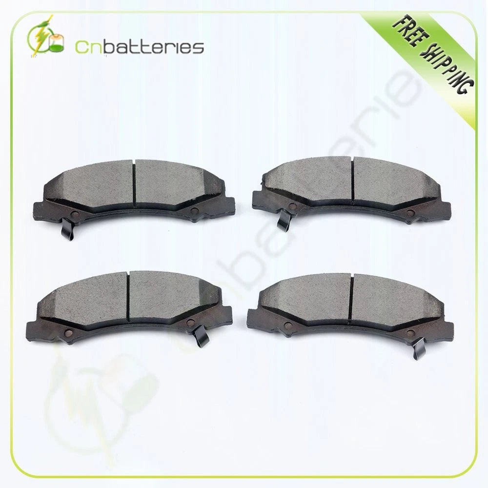 4X Ceramic Brake Pads for Cadillac DTS (2006–2011) Front 5 Lug Wheels