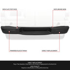 Rear Bumper for Nissan NV1500 NV2500 NV3500 (2012–2021) Black w/o Park Sensor Holes
