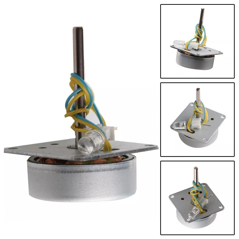 Wind Turbine Motor Generator Kit for DIY Projects (Metal, Easy Assembly)