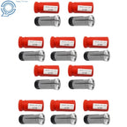10 Pack 5C Emergency Steel Collet 1/16" for CNC Lathe (Fits Various Models)