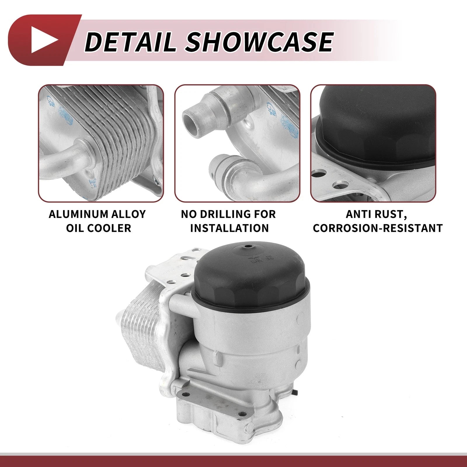Engine Oil Cooler Filter Housing for BMW 120i (2006–2012) No. 11427508966