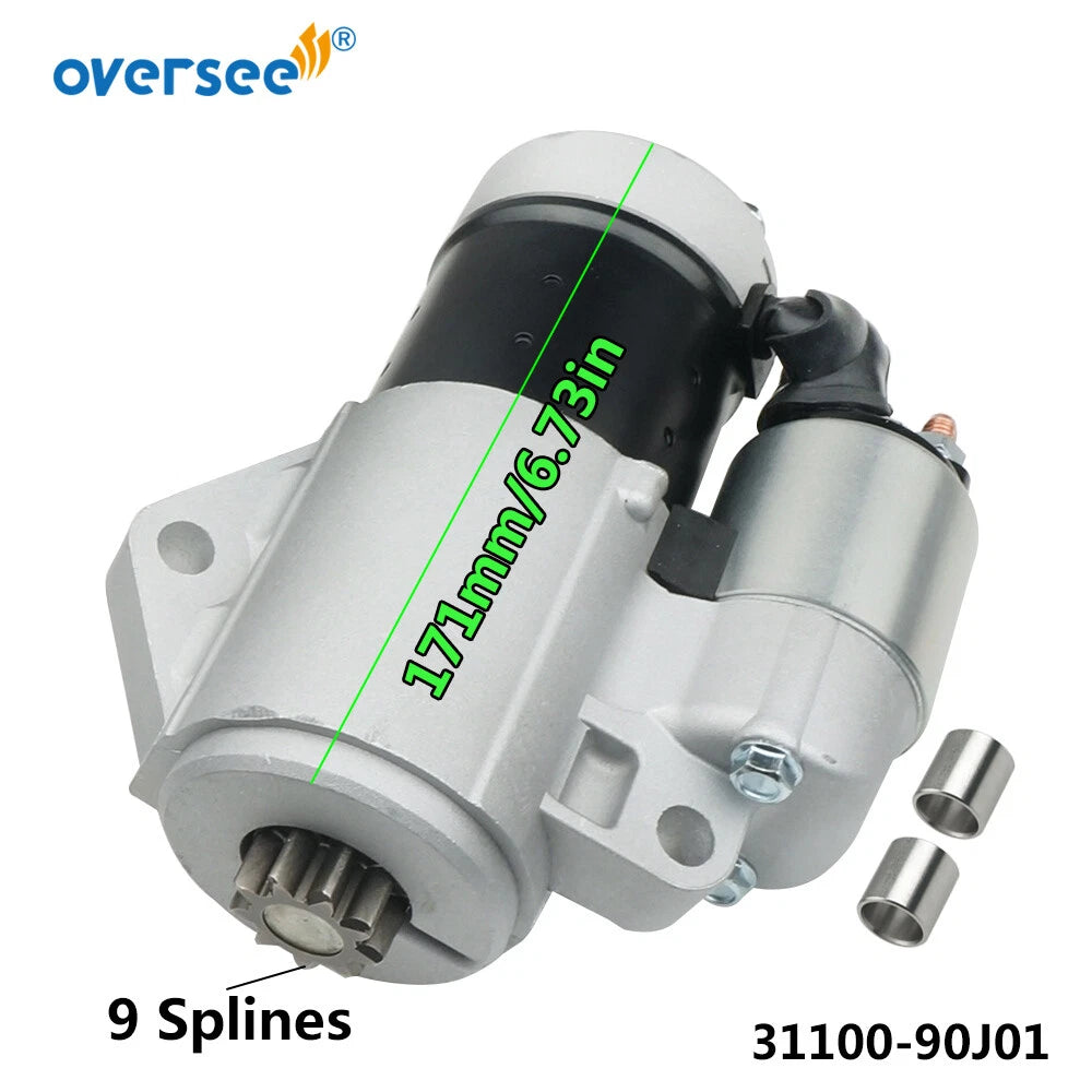 Start Motor 31100-90J01 for Suzuki DF115A DF115T DF140A DF140T (4-Stroke)