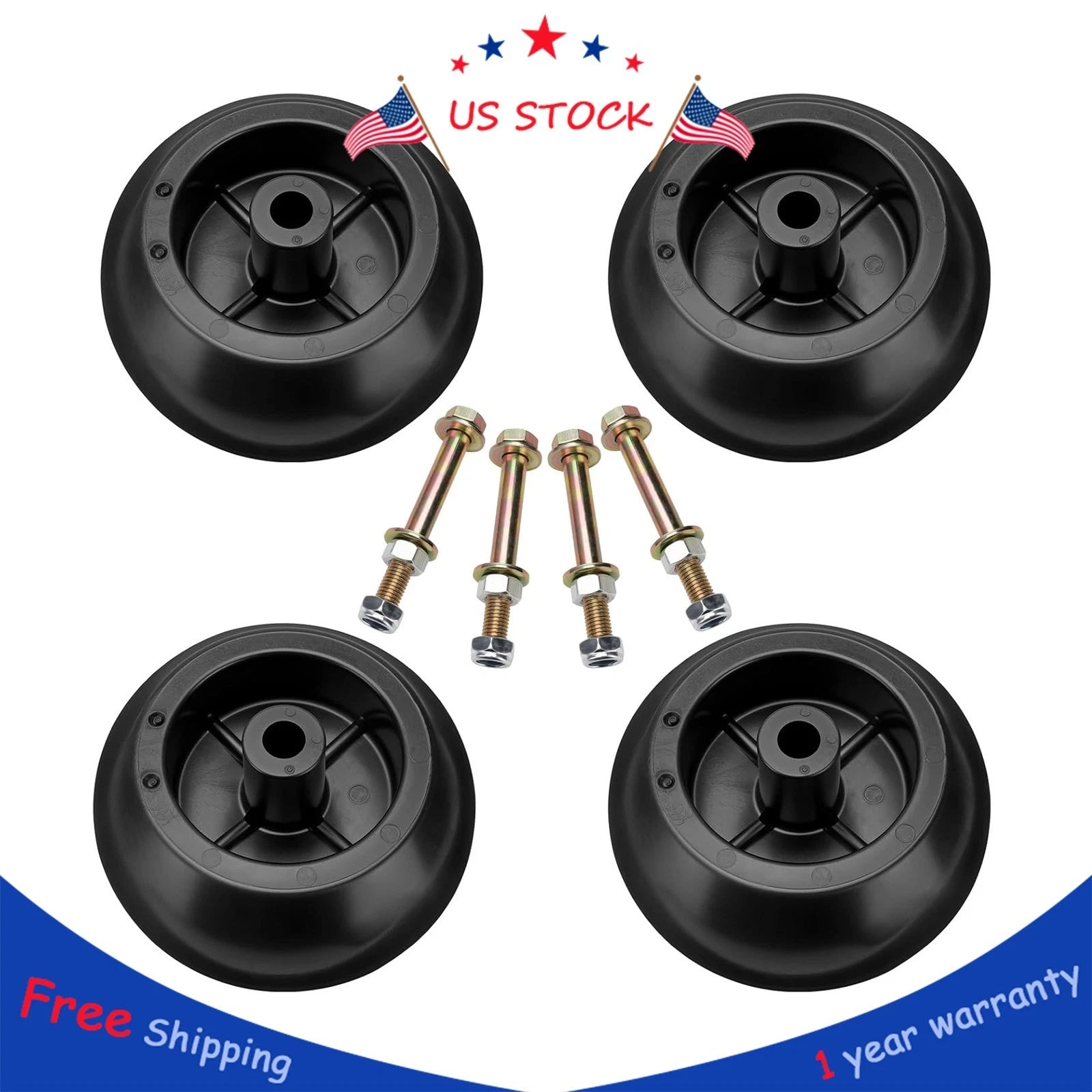 Anti Scalp Deck Wheel for Hustler Mowers (Various Models)