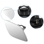 Front Right Bumper Headlight Washer Nozzle Cover Cap for BMW 328 Silver Tone