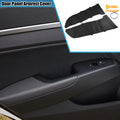 Set of 2 Front Door Panel Armrest Covers for Honda Accord (2008–2012) Black