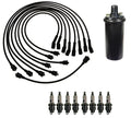 Ignition Wires & Spark Plugs Kit for Chevy Biscayne Caprice (1966–1975)