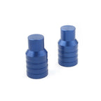 Blue Valve Stem Caps for Motorcycle, Car, Trucks - Universal Wheel Covers