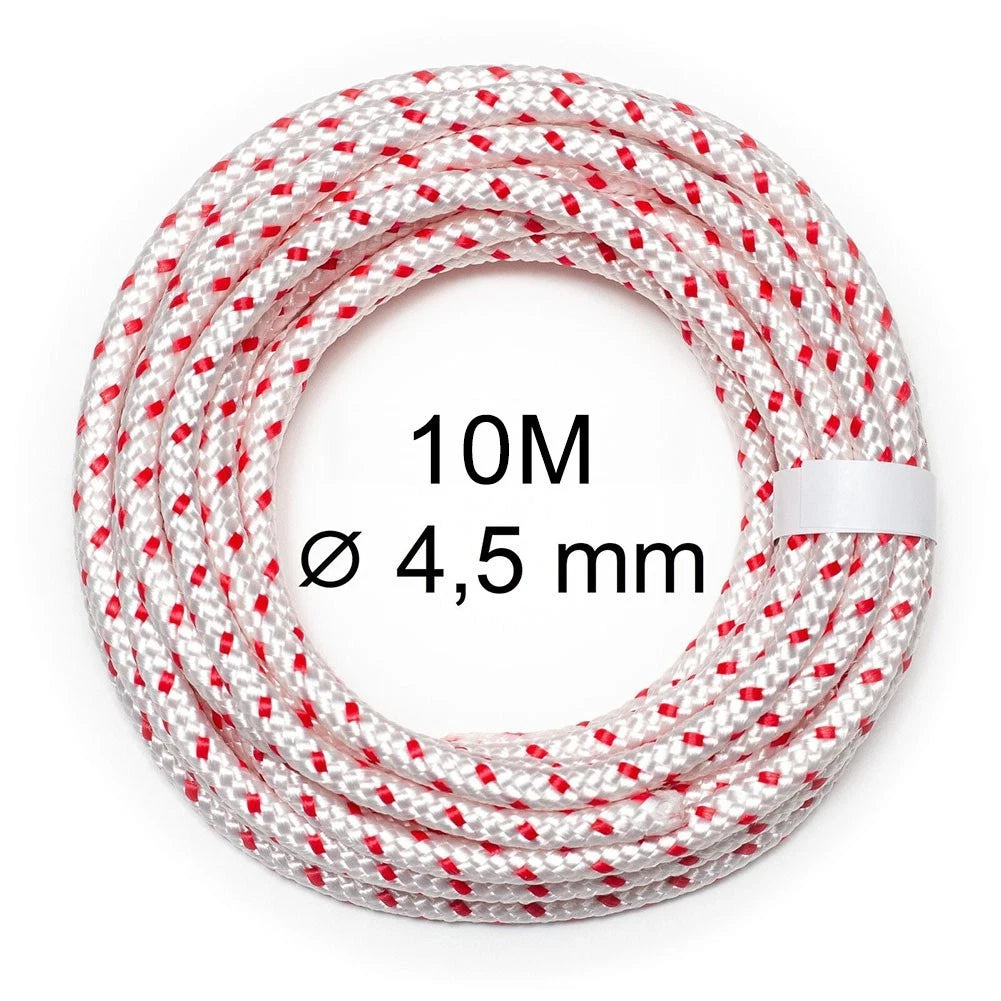 Starter Cord 10M 4.5mm for Chainsaw Lawn Mower Garden Tools