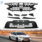Front Bumper Grill with Headlight Eyelid for Honda Civic (2022–2023)