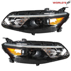 Projector Headlight Kits for Chevy Malibu (2016–2018) Black Housing