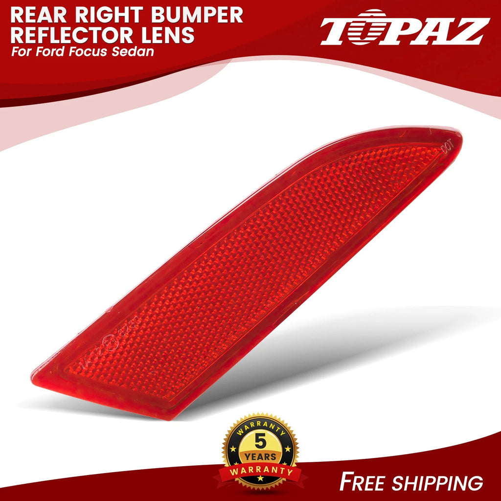 Rear Right Bumper Reflector Lens for Ford Focus (2012–2018)