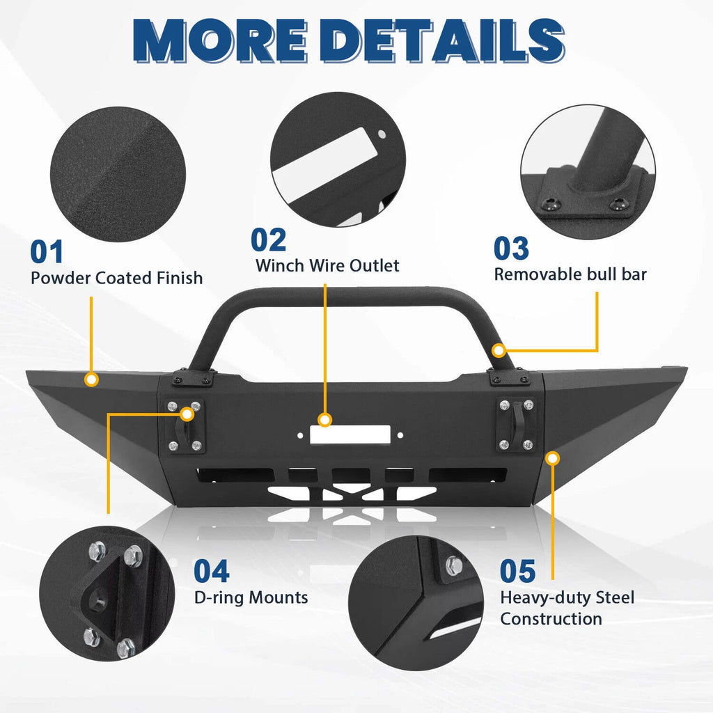 Bumper Assembly for Dodge Ram 1500 2500 (1994–2002) Powder Coated