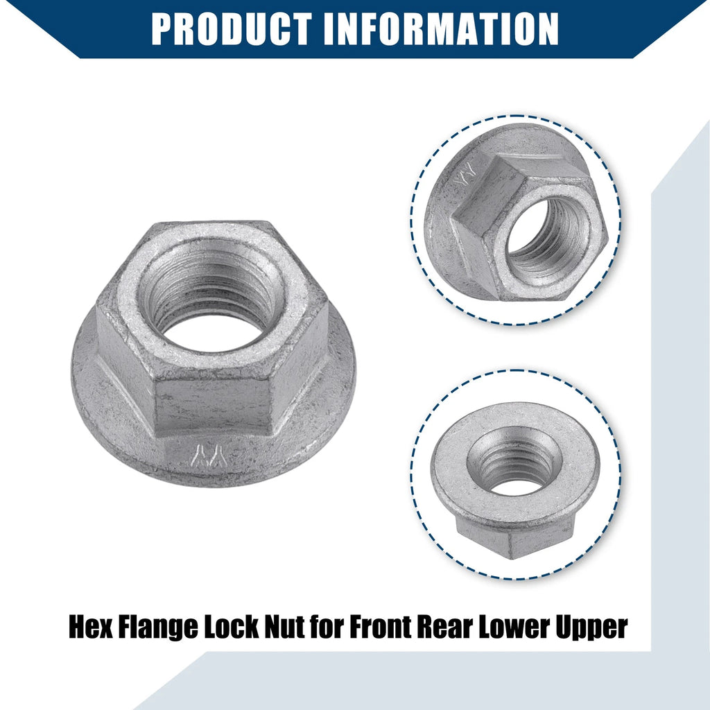 Set of 1 Front Rear Shock Absorber Mount Bolt Nut for Dodge Ram (No.6502818)