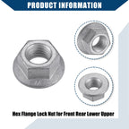 Set of 1 Front Rear Shock Absorber Mount Bolt Nut for Dodge Ram (No.6502818)