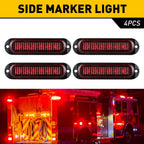 6-LED Clearance Side Marker Lights for Truck Trailer
