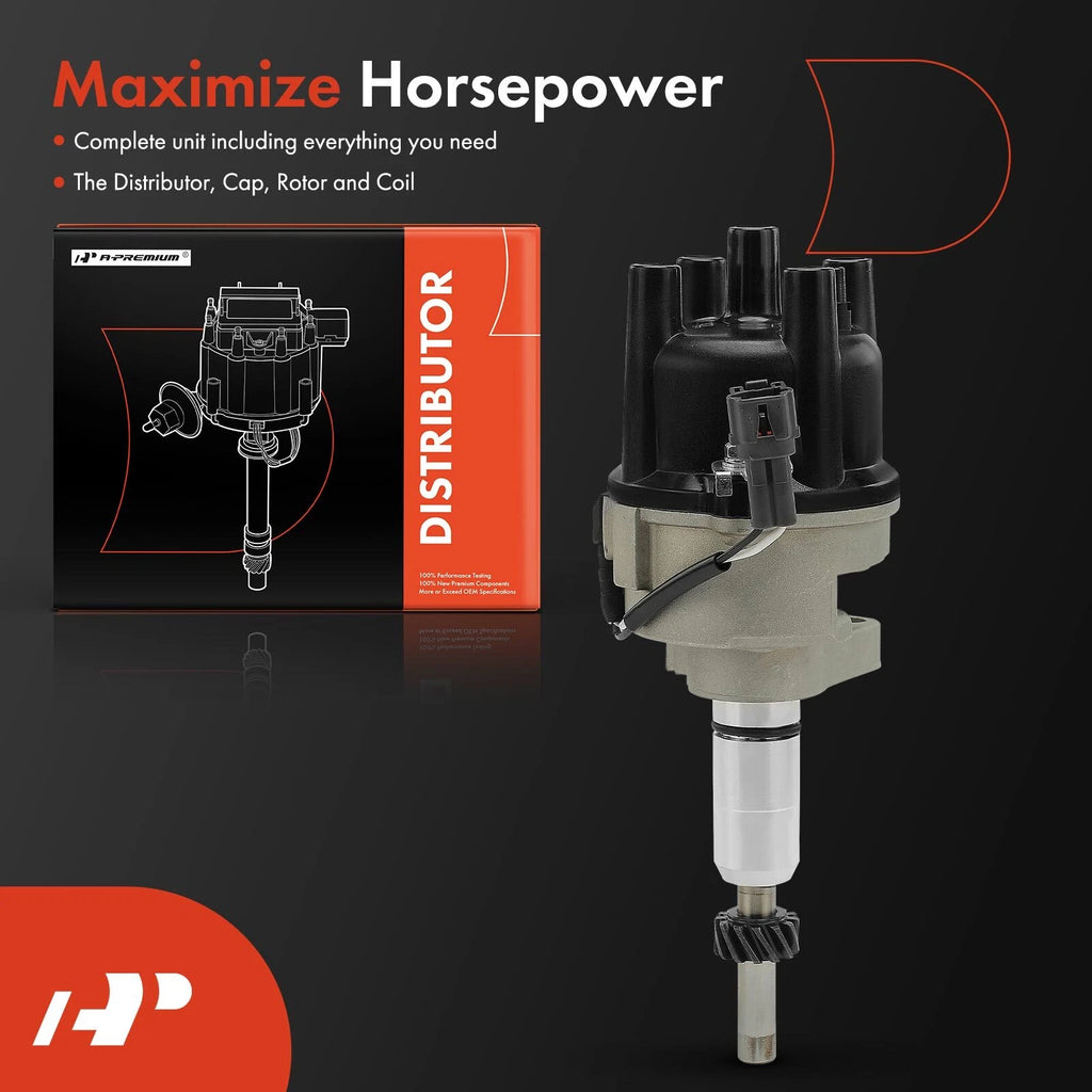 Ignition Distributor with Cap and Rotor for Toyota 4Runner Pickup (1991-1995)
