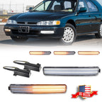 2X Clear Switchback LED Signal Lights for Honda Accord (1996–1997)