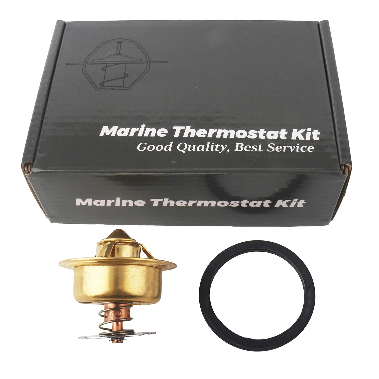 Thermostat Kit for Mercruiser Stern Drive 4.3 4.5 5.0 5.7 6.2 L MPI (1990–2023)