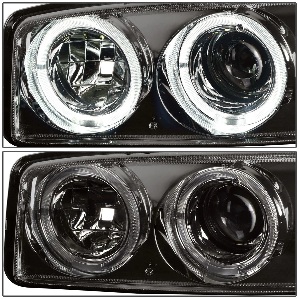 LED Halo Projector Headlights & Bumper Lamps for Sierra 1500 2500 (1999–2006)
