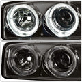LED Halo Projector Headlights & Bumper Lamps for Sierra 1500 2500 (1999–2006)