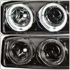 LED Halo Projector Headlights & Bumper Lamps for Sierra 1500 2500 (1999–2006)