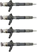 Set of 4 Common Rail Injectors 095000-7490 1465A297 for Mitsubishi L200 (4D56)