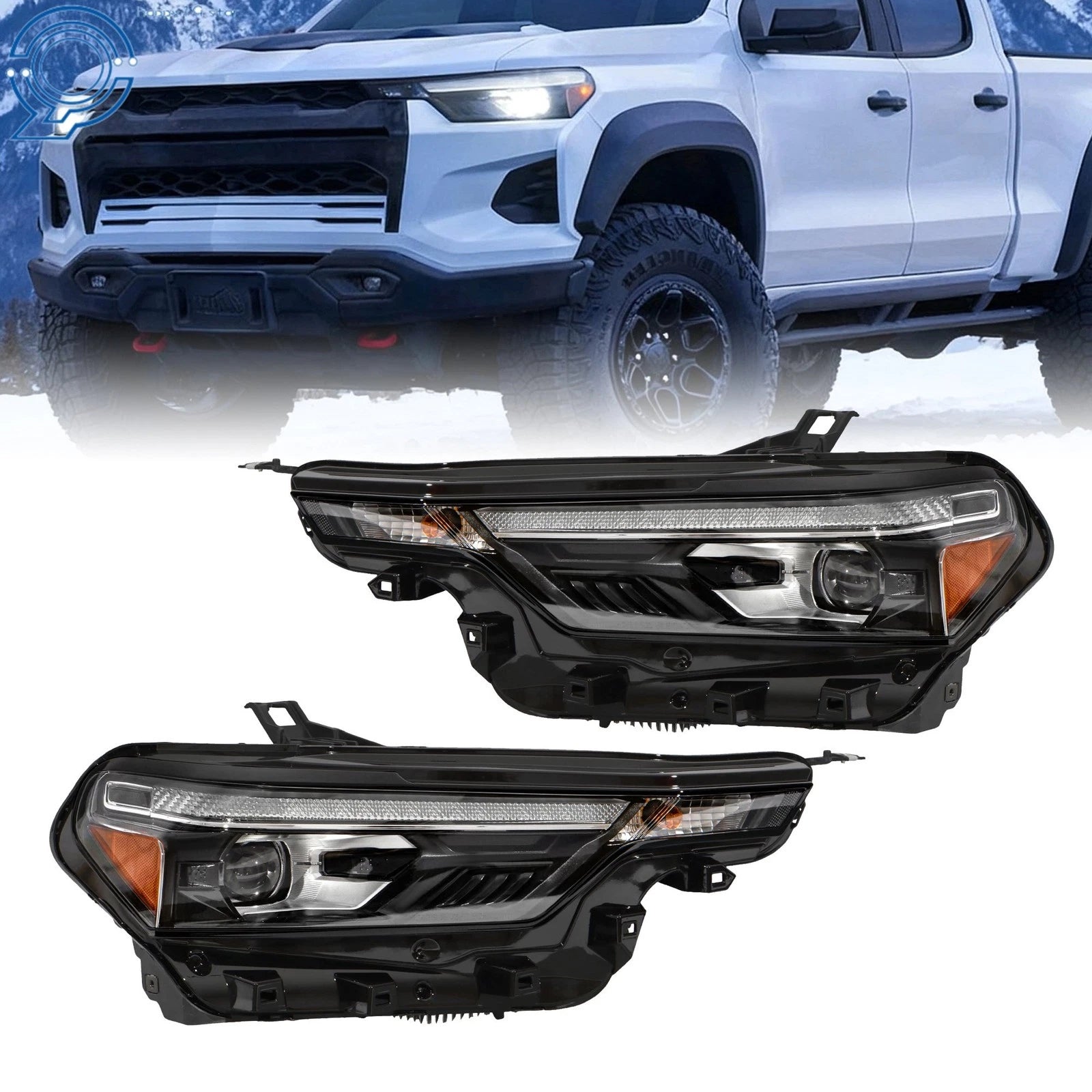 Full LED Headlights for Chevrolet Colorado (2023–2025) Left + Right Side