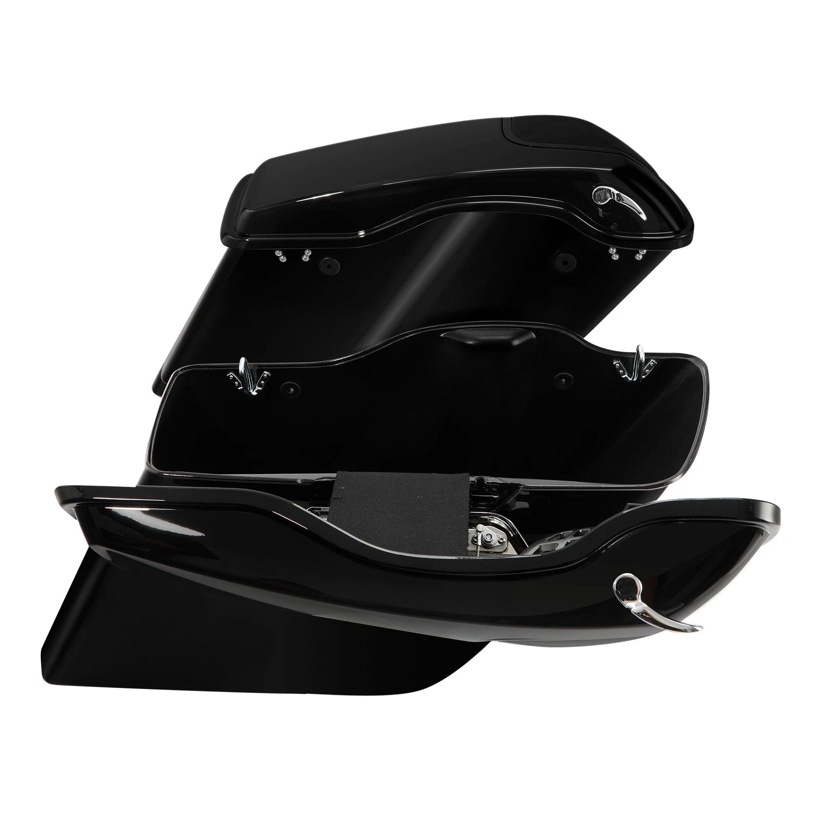 Hard Saddlebags Speaker Grill Bracket for Harley Softail Fat Boy (1984–2017)