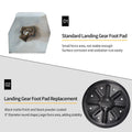Set of 2 Trailer Jack Landing Foot Plate Pad for A-Frame RV Boat (9 Inch)