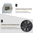 Set of 2 Trailer Jack Landing Foot Plate Pad for A-Frame RV Boat (9 Inch)