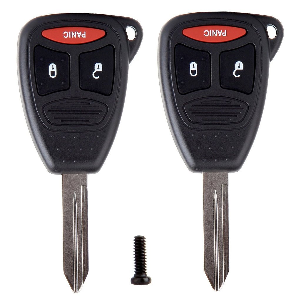 2pc Keyless Entry Remote Fob for Dodge (KOBDT04A)