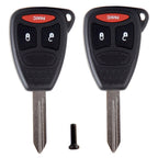 2pc Keyless Entry Remote Fob for Dodge (KOBDT04A)
