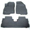 Set of 4 TPE Rubber All Weather Floor Mats for Chevrolet Bolt EV (2017–2023)