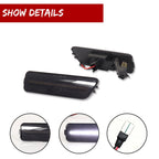 Set of 2 White LED Front Side Marker Lights for VW Jetta Golf Cabrio R32