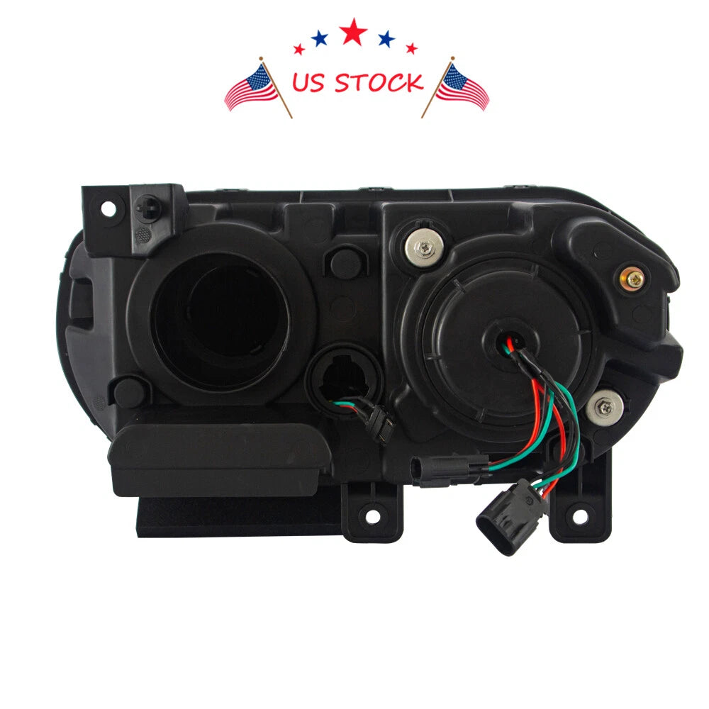Set of DRL Projector Headlights for Dodge Challenger (2009-2014)