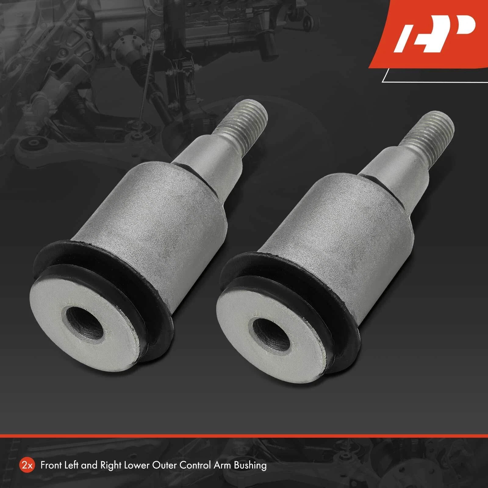 2X Front Lower Outer Control Arm Bushing for Chevy Trailblazer (2002-2009)