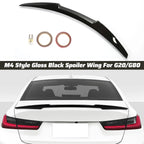 Rear Trunk Spoiler for BMW G20 330i G80 M3 (2019–2025) Gloss Black M4 Style