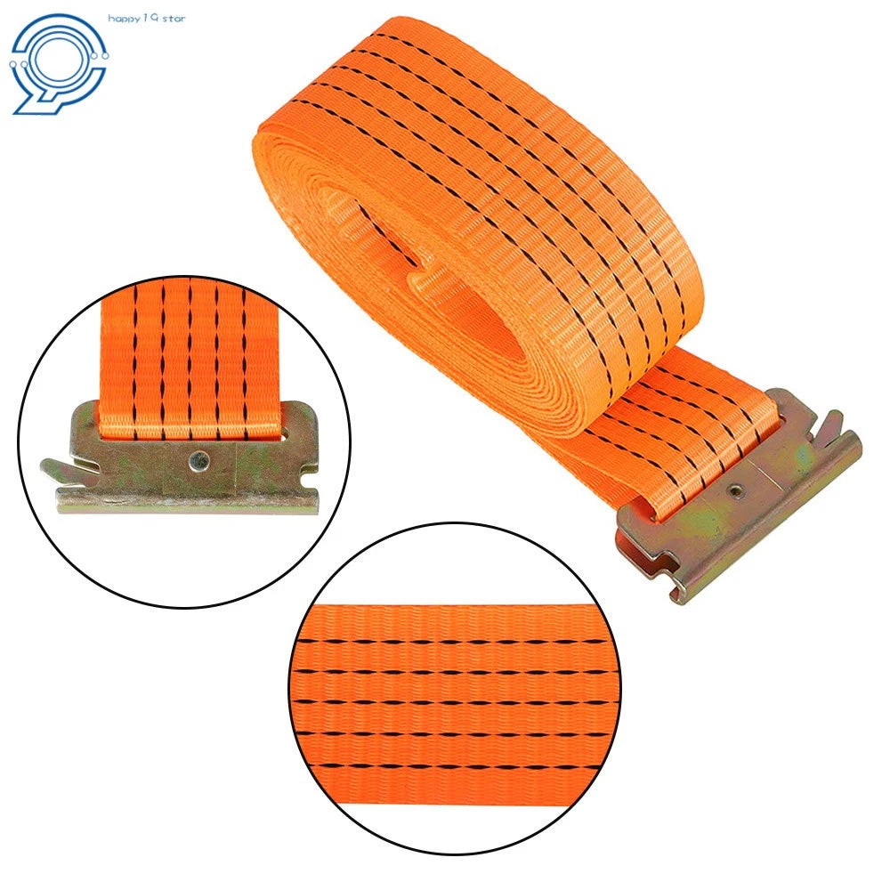 Set of 4 Heavy Duty E-Track Ratchet Straps 2" x 20'