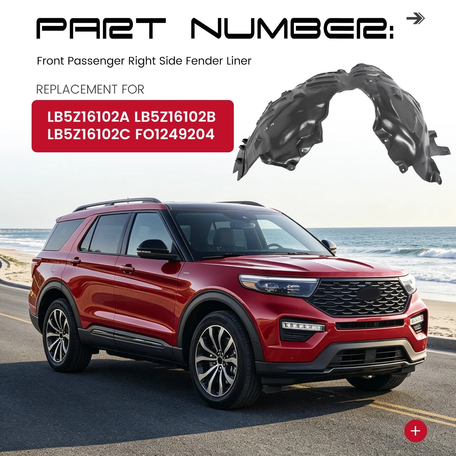 Inner Fender Liner for Ford Explorer (2020-2022)
