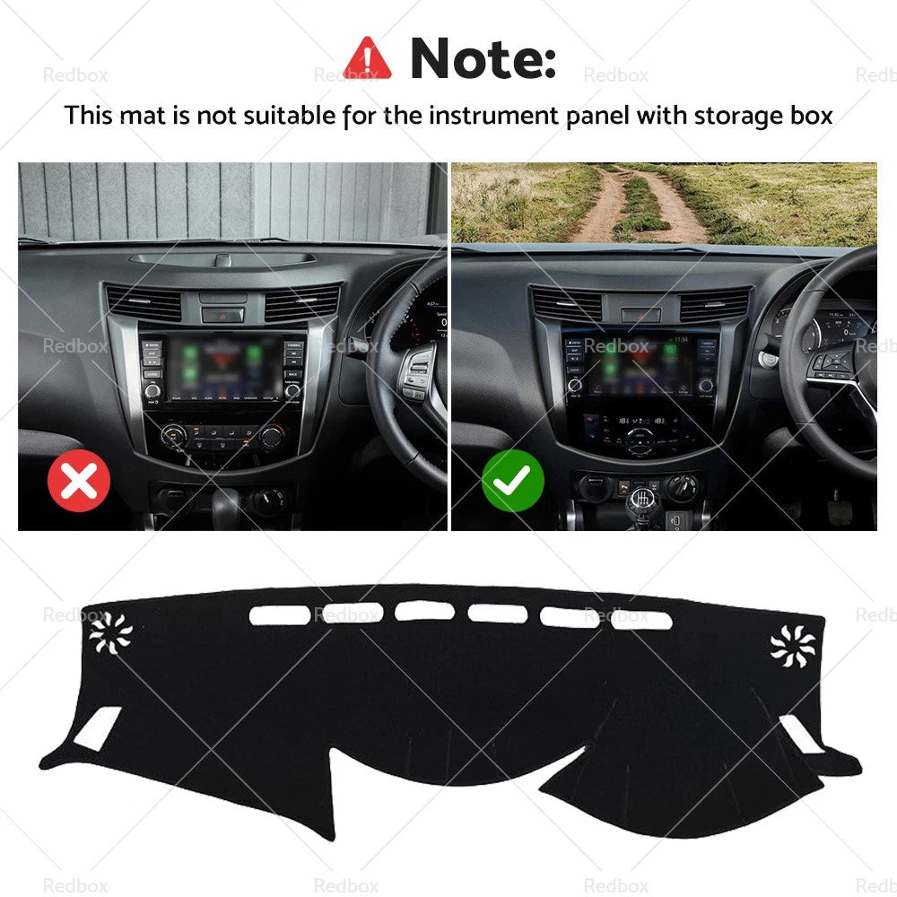 Dash Cover Mat for Nissan Navara D23 NP300 (2021–2022) DM1603